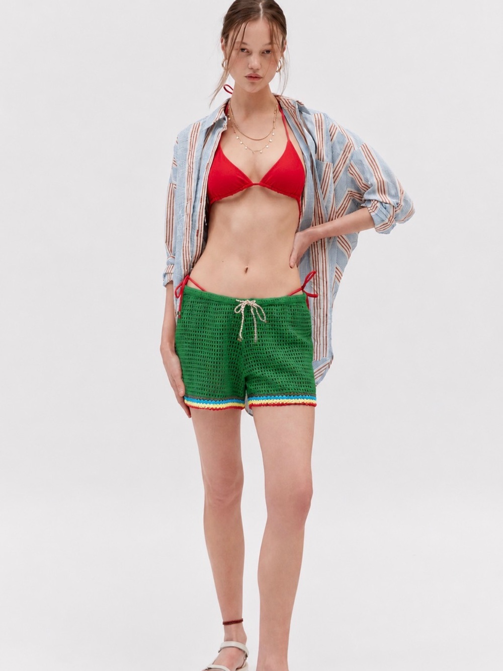 NWT BDG Baja Crochet Short